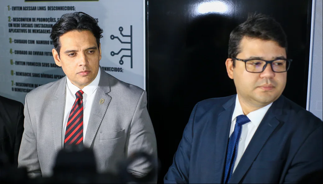 Delegado Humberto Mácola e Secretário Chico Lucas