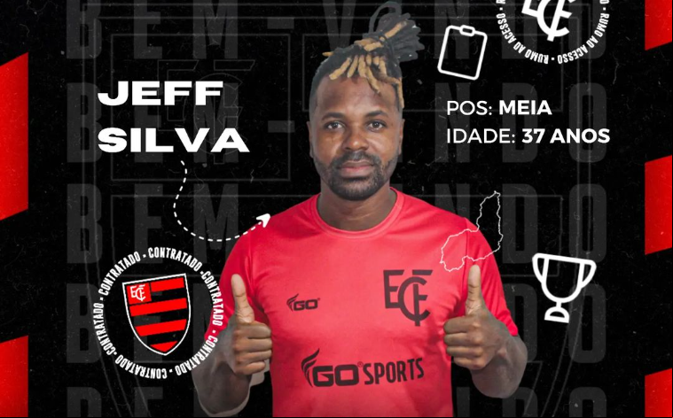Jeff Silva, meio-campo do Flamengo-PI