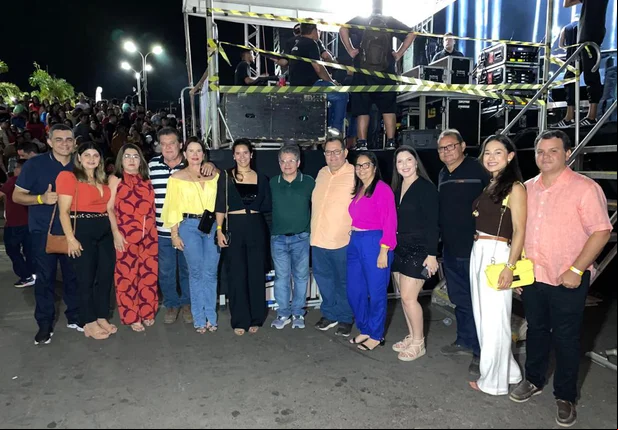 Prefeito de União e autoridades na cidade