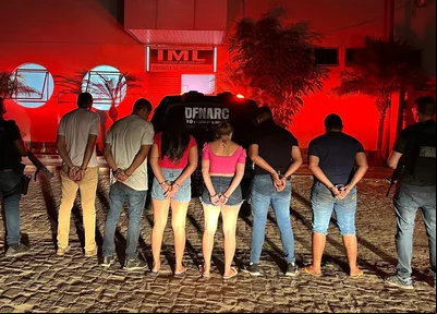 Quadrilha presa pelo DENARC-PI