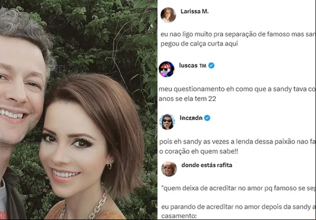 Repercussão da separação de Sandy e Lucas Lima
