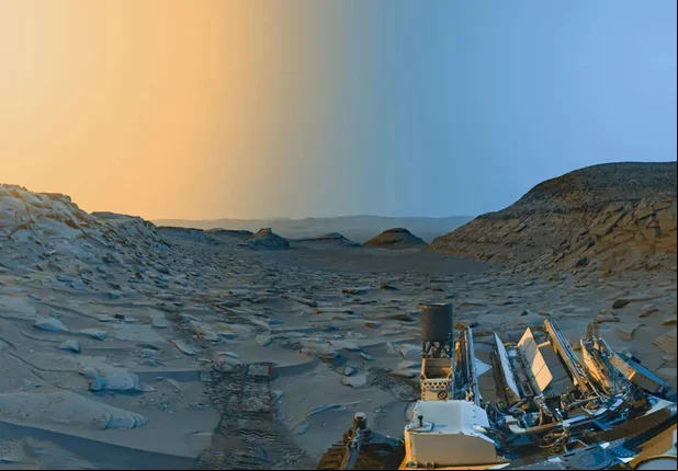 Robô Curiosity Mars fotografa Marte