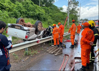 Acidente na BR 343 em Teresina