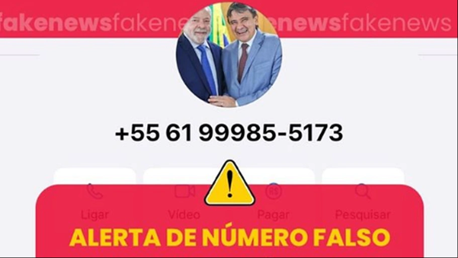 Alerta de golpe de criminosos que estão utilizando a foto do ministro Wellington Dias