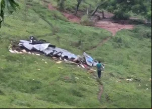Avião caído em Minas Gerais