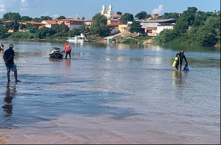 Buscas por corpo no Rio Parnaíba em São Francisco do Maranhão