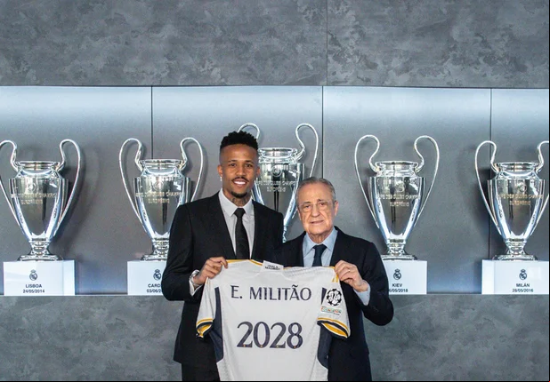 Éder Militão renova com Real Madrid por mais quatro anos