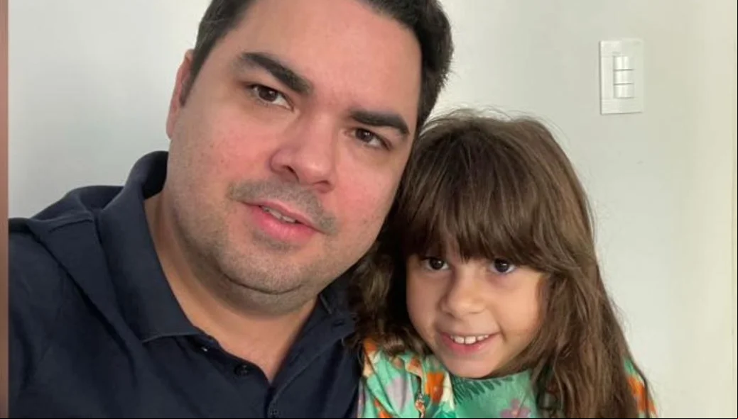 Eduardo Bona e a filha