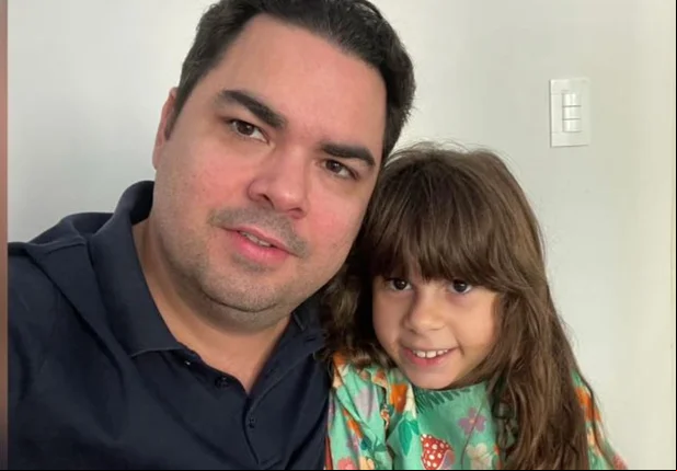 Eduardo Bona e a filha