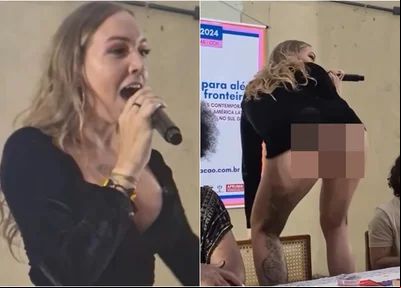 Tertuliana Lustosa fez performance erótica na UFMA