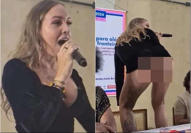 Tertuliana Lustosa fez performance erótica na UFMA