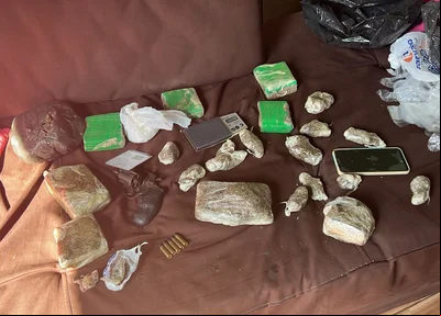 Droga apreendida durante a Operação DRACO 169