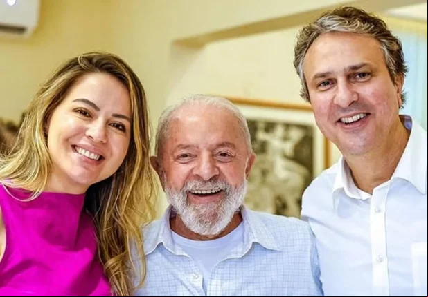 Camilo Santana e Onélia Santana