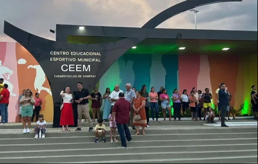 Inauguração do Centro Esportivo Educacional Municipal - CEEM
