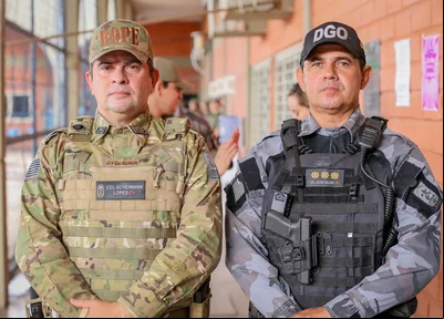 Coronel Scheiwann Lopes  e Coronel Galvão