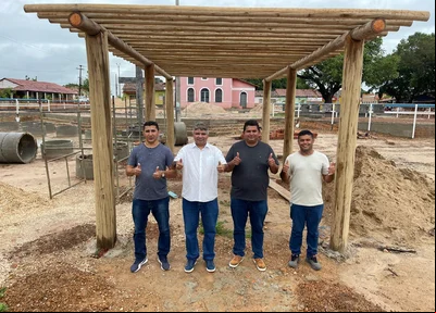 Prefeito de Nossa Senhora de Nazaré divulgou o desenvolvimento da obra
