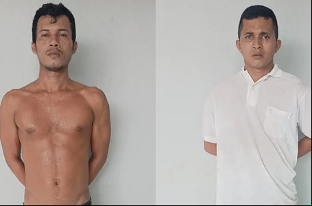 Presos em Ilha Grande do Piauí pelos policiais do 2º BPM de Parnaíba