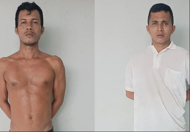 Presos em Ilha Grande do Piauí pelos policiais do 2º BPM de Parnaíba