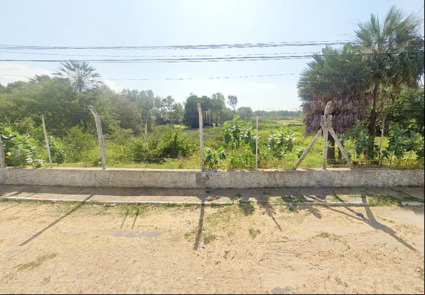 Local onde o corpo foi encontrado em Parnaíba