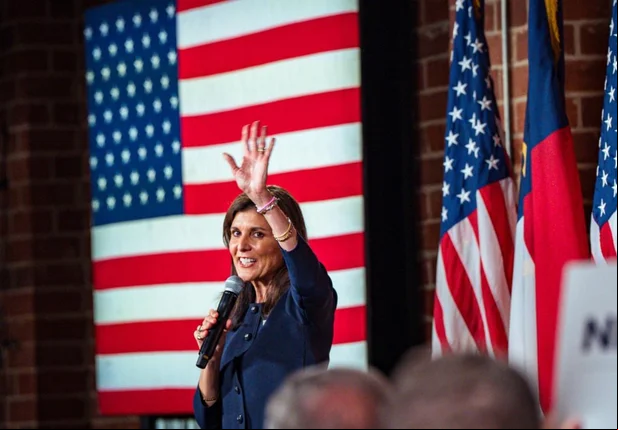 Nikki Haley é candidata pelo Partido Republicano