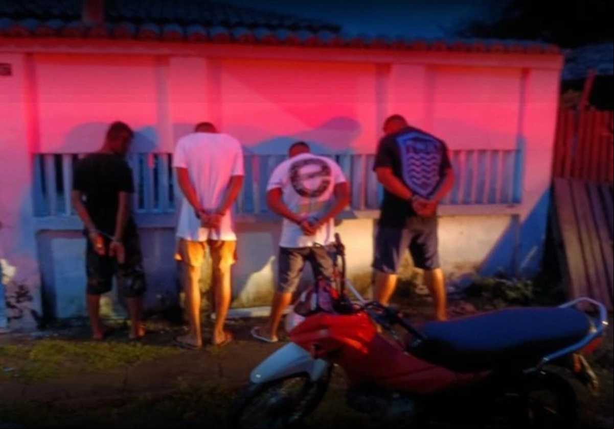 Quatro pessoas foram presas durante festa em Cajueiro da Praia