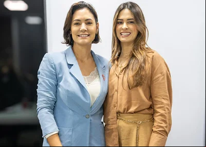 Gessy Lima se reuniu com Michelle Bolsonaro nesta quinta-feira (11)