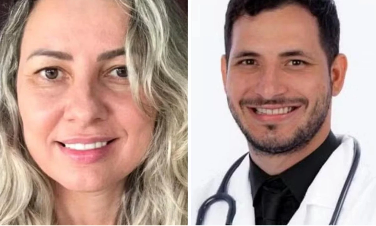 Inês Gemilaki e seu filho, o médico Bruno Gemilaki Dal Poz