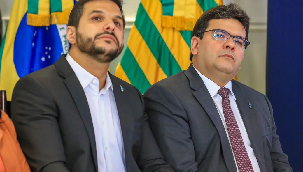 Secretário Washington Bandeira e o governador Rafael Fonteles