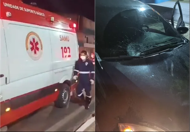 Homem foi atropelado por carro enquanto atravessava avenida