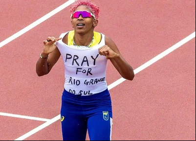 Piauiense Keyla Abrros leva a prata no Mundial de Atletismo