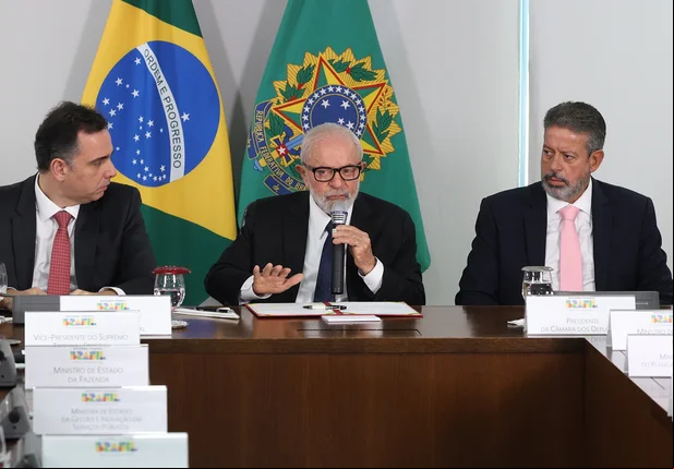 Rodrigo Pacheco, Lula e Arthur Lira