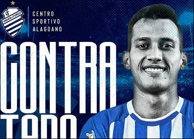 Horas após deixar o Altos, meio-campo Brayann é anunciado pelo CSA