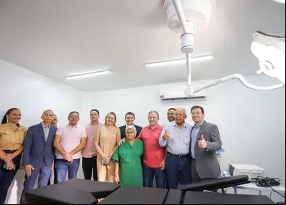 Inauguração do Centro Cirúrgico do Hospital do Dirceu