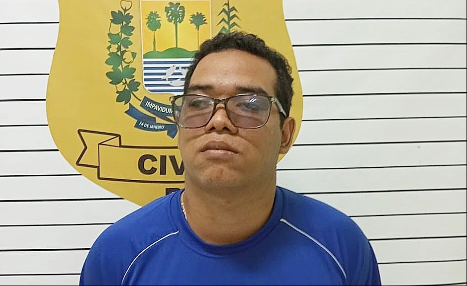 Mateus dos Santos Almeida, acusado de causar prejuízo de R$ 100 mil a 13 alunos de uma faculdade particular em Parnaíba