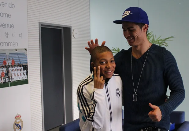 Mbappé e Cristiano Ronaldo