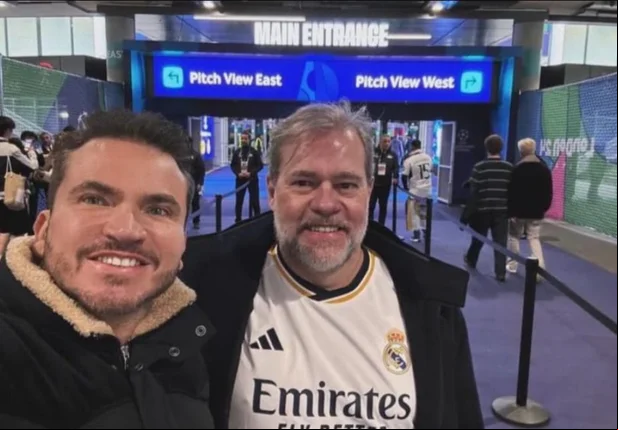 Ministro Dias Toffoli na final da Champions League