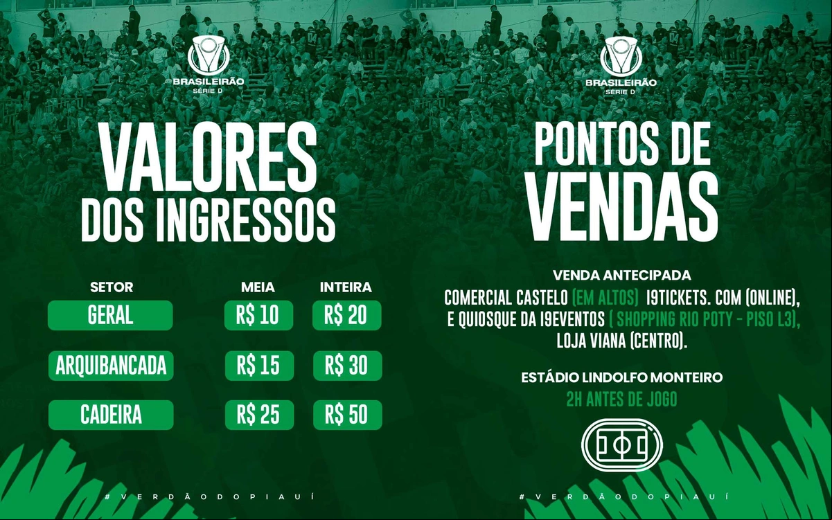 Altos inicia venda dos ingressos para decisão no mata-mata da Série D
