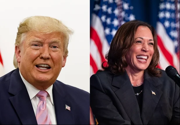 Donald Trump e Kamala Harris