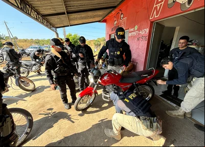 Motos adulteradas foram encontradas