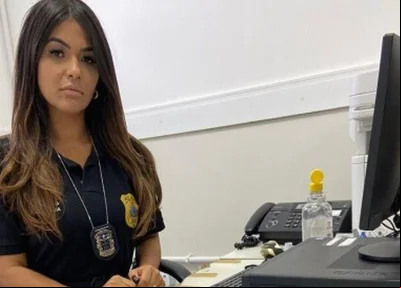 A delegada Patrícia Neves Jackes Aires