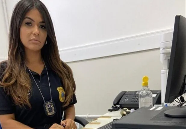 A delegada Patrícia Neves Jackes Aires