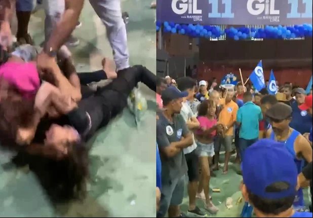 Briga durante convenção de Gil Paraibano