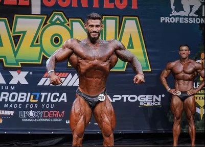 Fisioculturista do Amazonas Antônio Souza, de 26 anos