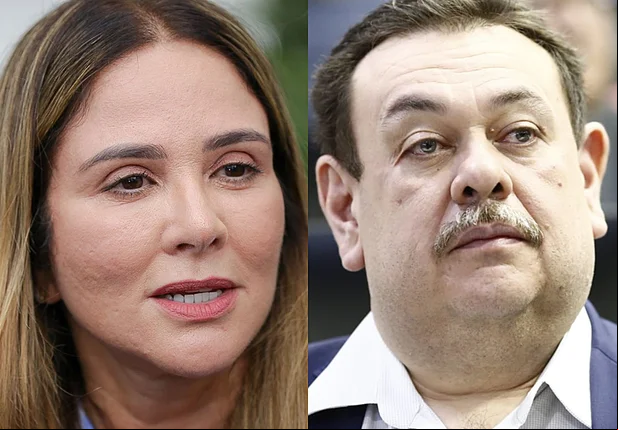 Lucy Soares e Silas Freire