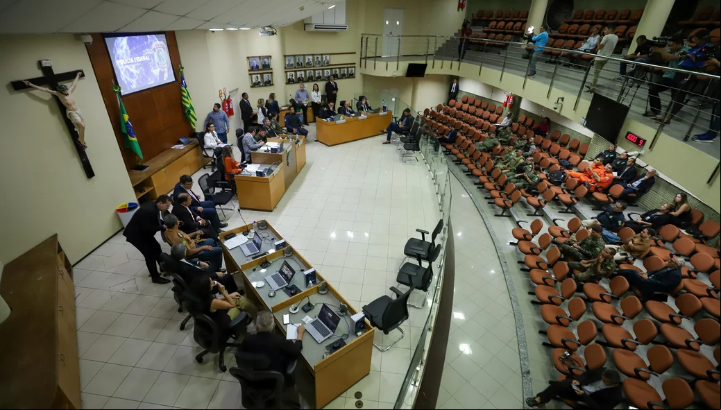 Reunião realizada no plenário do TRE-PI