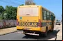 Ônibus escolar envolvido no acidente