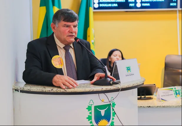O prefeito reeleito da cidade de Santa Quitéria, no Ceará, José Braga Barrozo