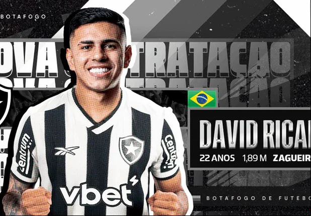 David Ricardo é o novo reforço do Botafogo