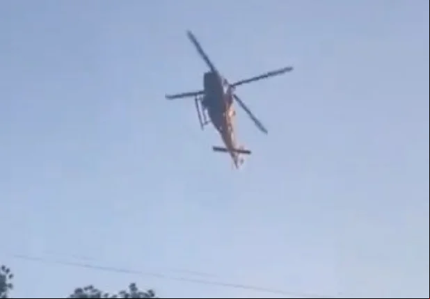 Helicóptero da Polícia Civil é atacado a tiros em Duque de Caxias
