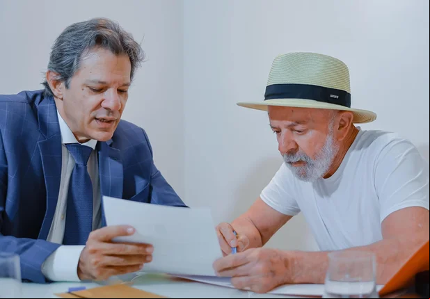 Ministro Fernando Haddad e Presidente Lula